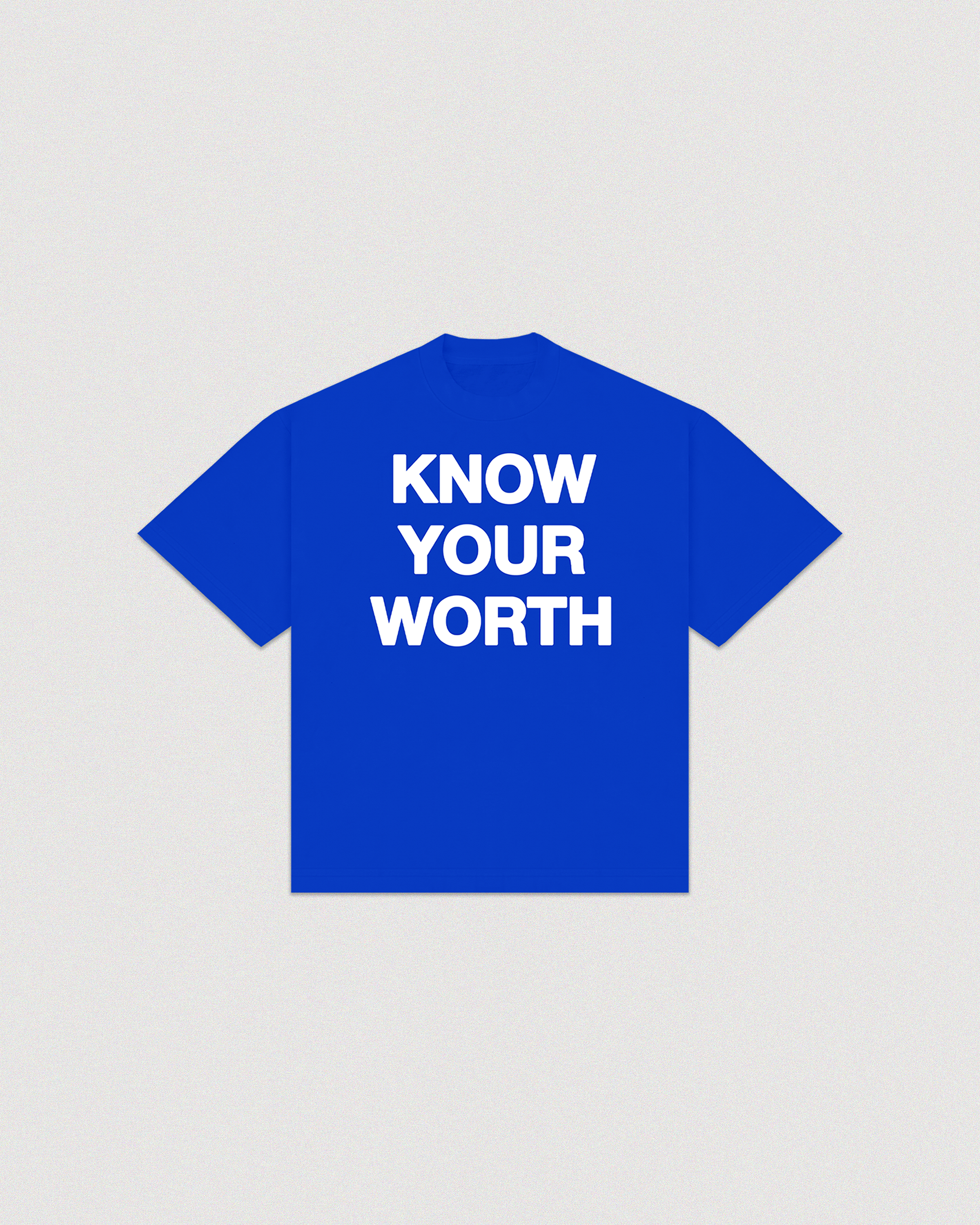 "KNOW YOUR WORTH" HEAVY TEE