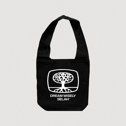 "DREAM WISELY" SLING TOTE BAG