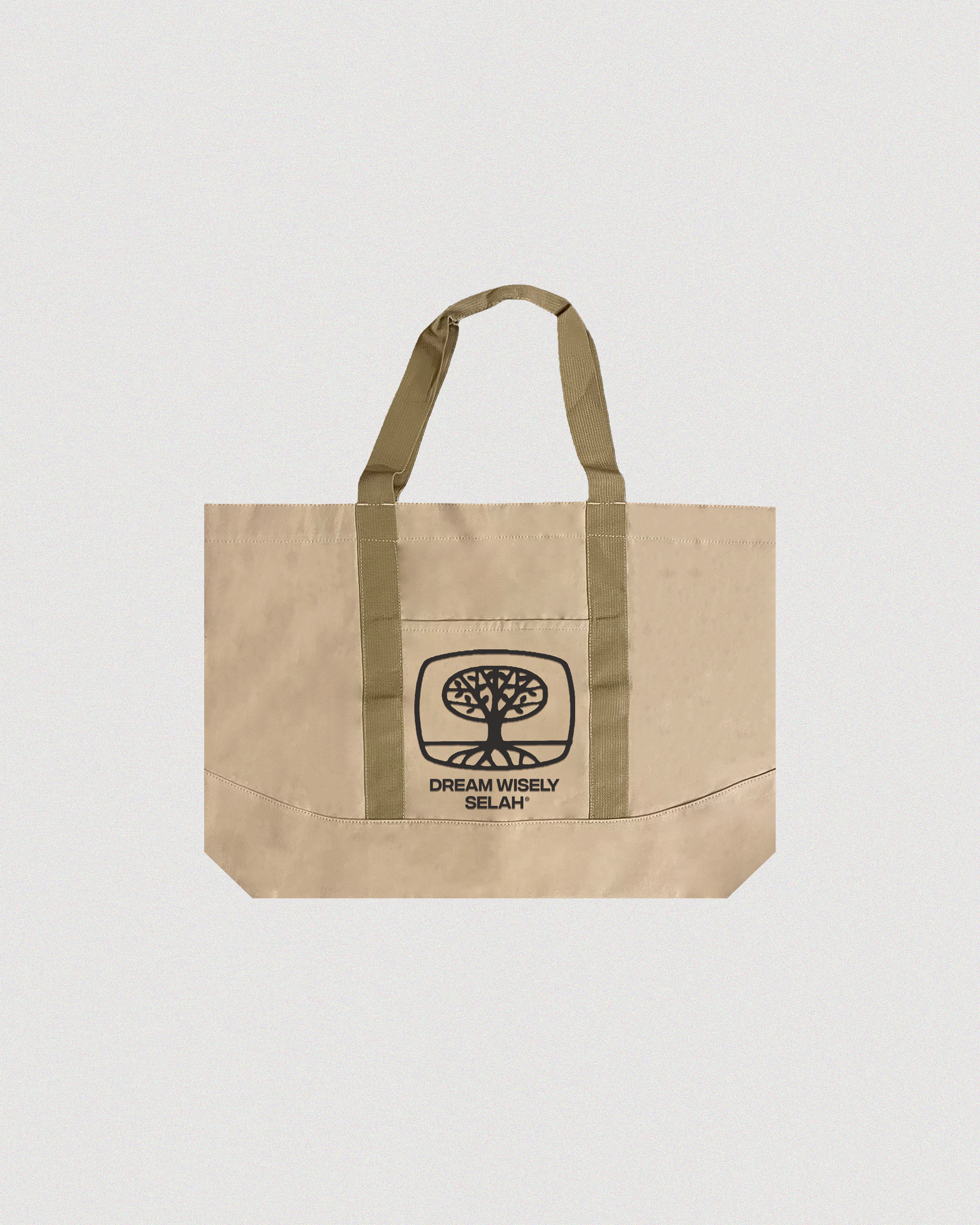 "DREAM WISELY" UTILITY TOTE BAG